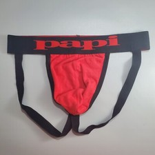 Papi Men's Jockstrap  Cotton  Spandex  Medium