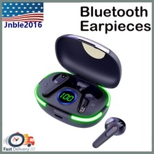 Bluetooth Wireless Earbuds Waterproof Sweatproof Portable LED Display Earphones