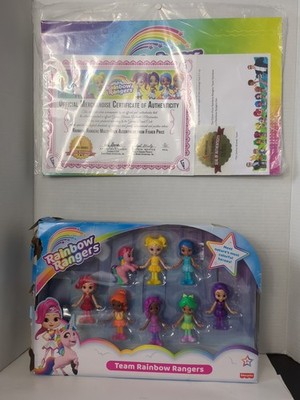Rainbow Rangers RARE 2020 Action Figures Complete Set of 8 Fisher