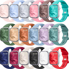 18 Pack Silicone Bands Compatible with Apple Watch 38mm 40mm 41mm 42mm 44mm 45mm