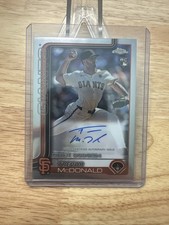 2025 Topps Chrome Update Auto Trevor McDonald #CRDA-TM RC Rookie Giants 