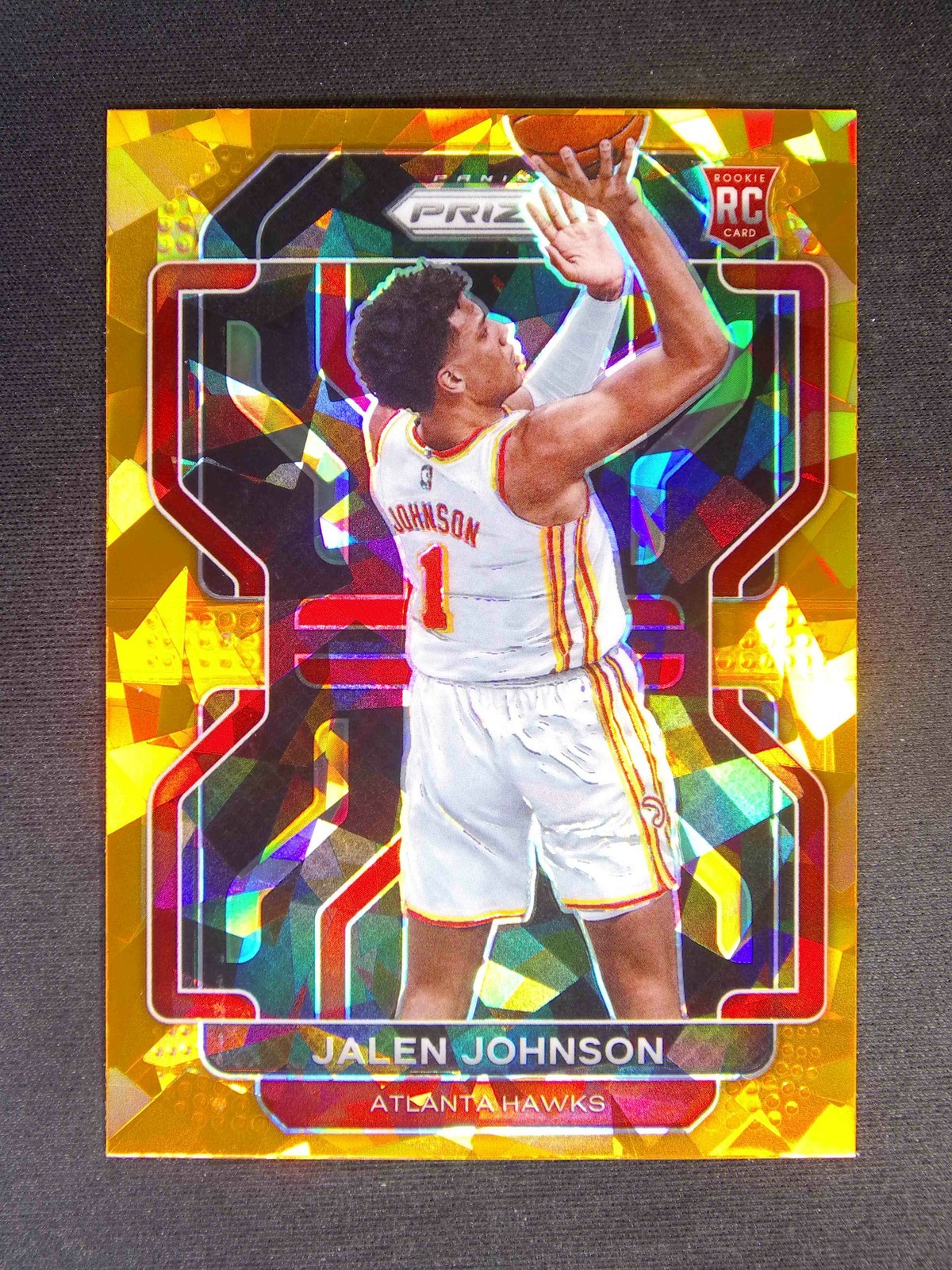 2021-22 Panini Prizm Jalen Johnson #305 RC Rookie Orange Ice