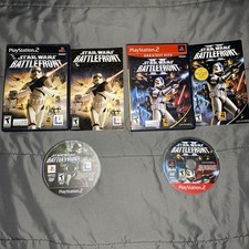 Star Wars Battlefront 1 and Greatest Hits 2 PlayStation 2 PS2 CIB Tested WORKS