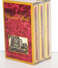 Classical World Collection - 3 Cassette Tape Box Set - Mozart, Beethoven, ETC