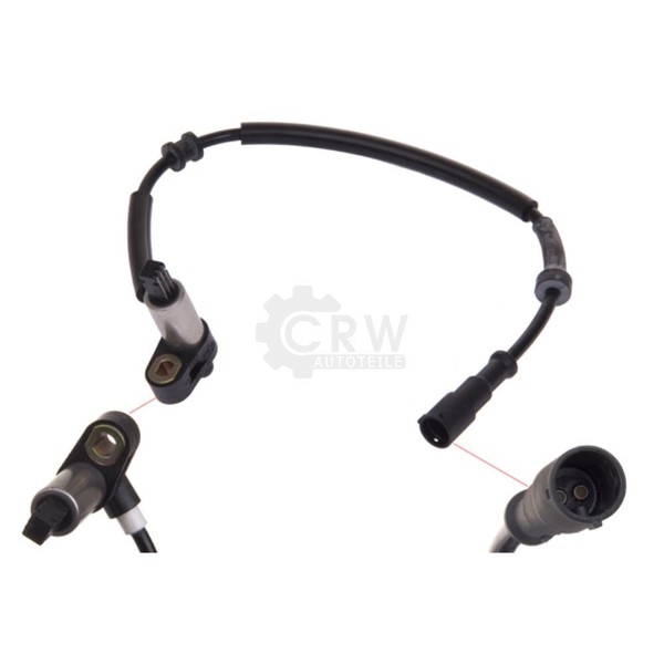 ABS Sensor Raddrehzahl DrehzahlfüHler Hinten FüR Renault Megane I BA0/1 EA0/1-image