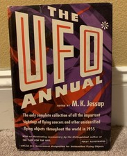 THE UFO ANNUAL VINTAGE 1956 FLYING SAUCER SPACE ALIEN SIGHTING BOOK