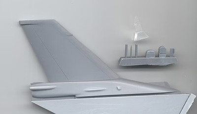 Cutting Edge 1/48 scale resin F-16C Fin & Rudder - CEC 48483