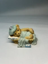 Vintage - 2003 Pricilla Hillman - Cherished Teddies Figurine - Get Well Soon 