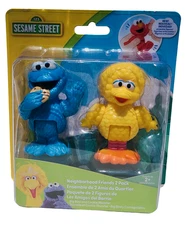 Sesame Street Cookie Monster & Big Bird 3" Figures Set Just Play New Sealed