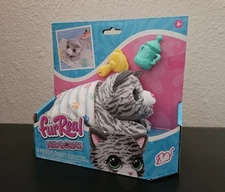 Brand New furReal Newborn Kitten Interactive Pet Includes Bottle