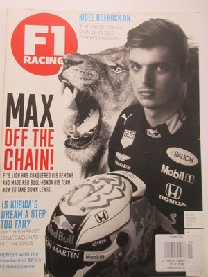 F1 Racing Magazine - #284 October 2019 Max Verstappen McLaren MP4-27
