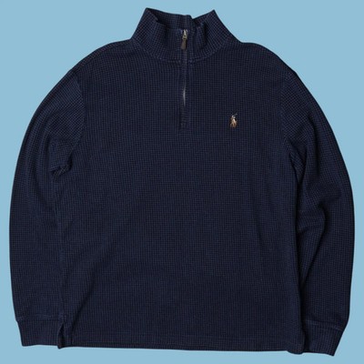 Vintage Ralph Lauren Quarter-Zip Sweater - S