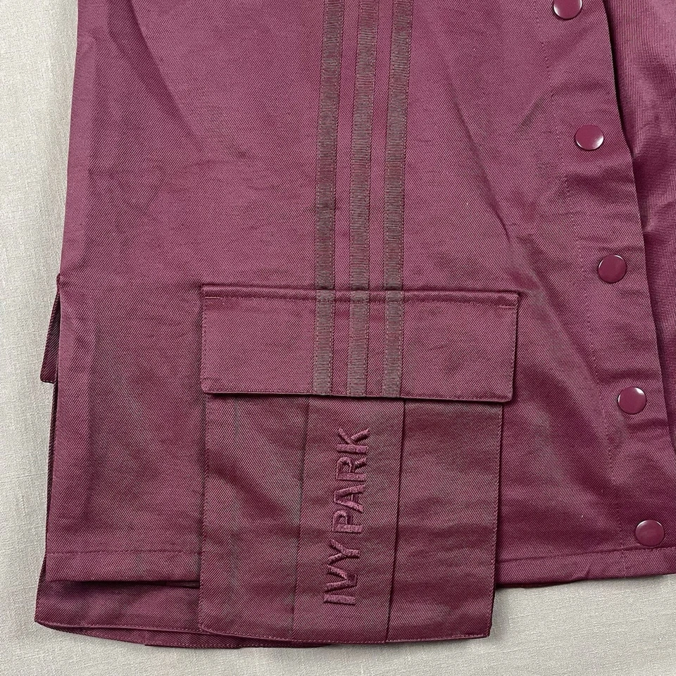 Falda ADIDAS IVY PARK BEYONCE Para Mujer Grande Granate Rojo Frontal A Presión ¡NUEVA CON ETIQUETAS! Foto 3 de 4