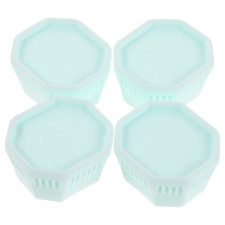 4 Pcs Racquet Butt End Caps Plastic Tennis Handle Covers Grip Protector