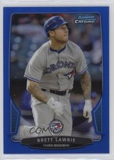 2013 Bowman Chrome Blue Refractor 140/250 Brett Lawrie #153 sh7