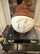 Taj Gibson Signed Mini Basketball with Display Case