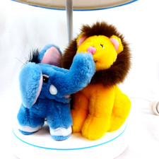 Noah's Parade Nursery Lamp Dolly Lion Elephant Kids Room Decor