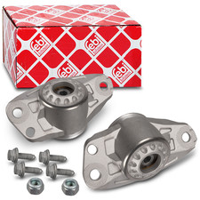 2x FEBI BILSTEIN Federbeinlager Domlager HINTEN für VW GOLF PASSAT SKODA AUDI A3