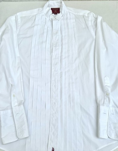 Nordstrom Men’s Tuxedo Dress Shirt White 15 X 34| French Cuffs Classic Fit - Picture 8 of 13