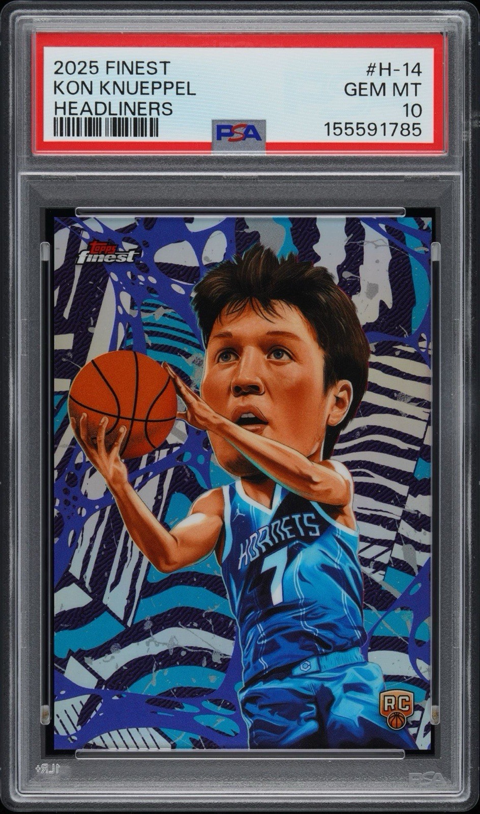 2025-26 Topps Finest - Headliners Kon Knueppel #H-14 (RC)
