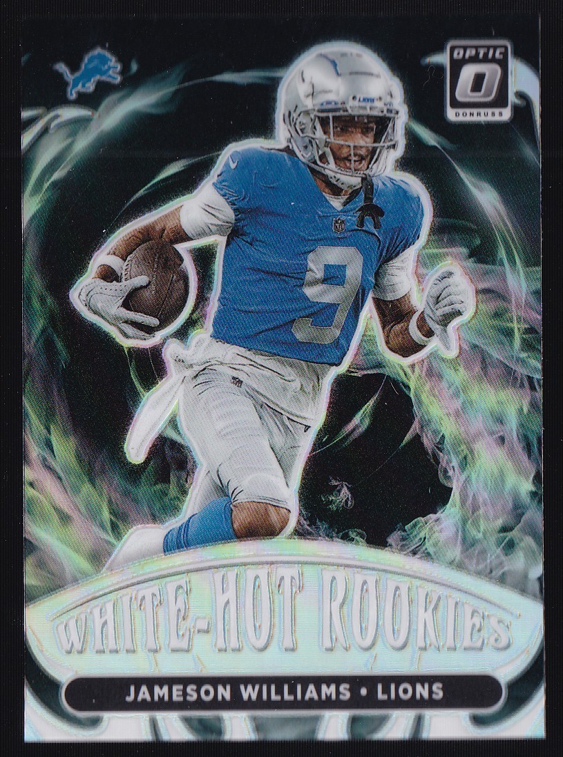 Jameson Williams 2022 Donruss Optic Silver Holo Prizm White-Hot Rookies #WHR-4