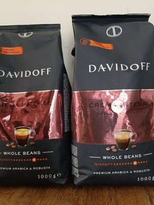 Davidoff Crema Intense Kaffeebohnen Whole Beans 2x 1 kg (2 kg)