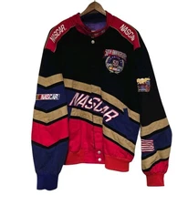 VTG Jeff Hamilton Racing Nascar 50TH Anniversary Nascar Racing Jacket Large