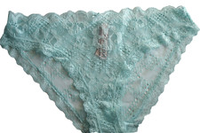 .VTG VICTORIA'S SECRET LACE DREAM ANDELS CHEEKINI PANTY XL
