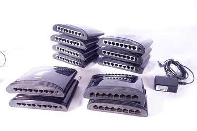Large Lot of D-Link DGS-1008G Routers Working but no included power supplies