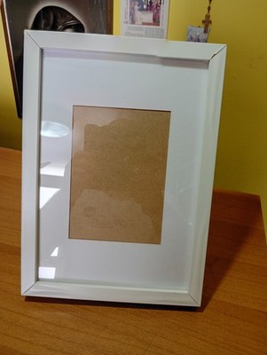 IKEA RAHMEN RIBA WEISS GRÖSSE 23.5X32.5CM