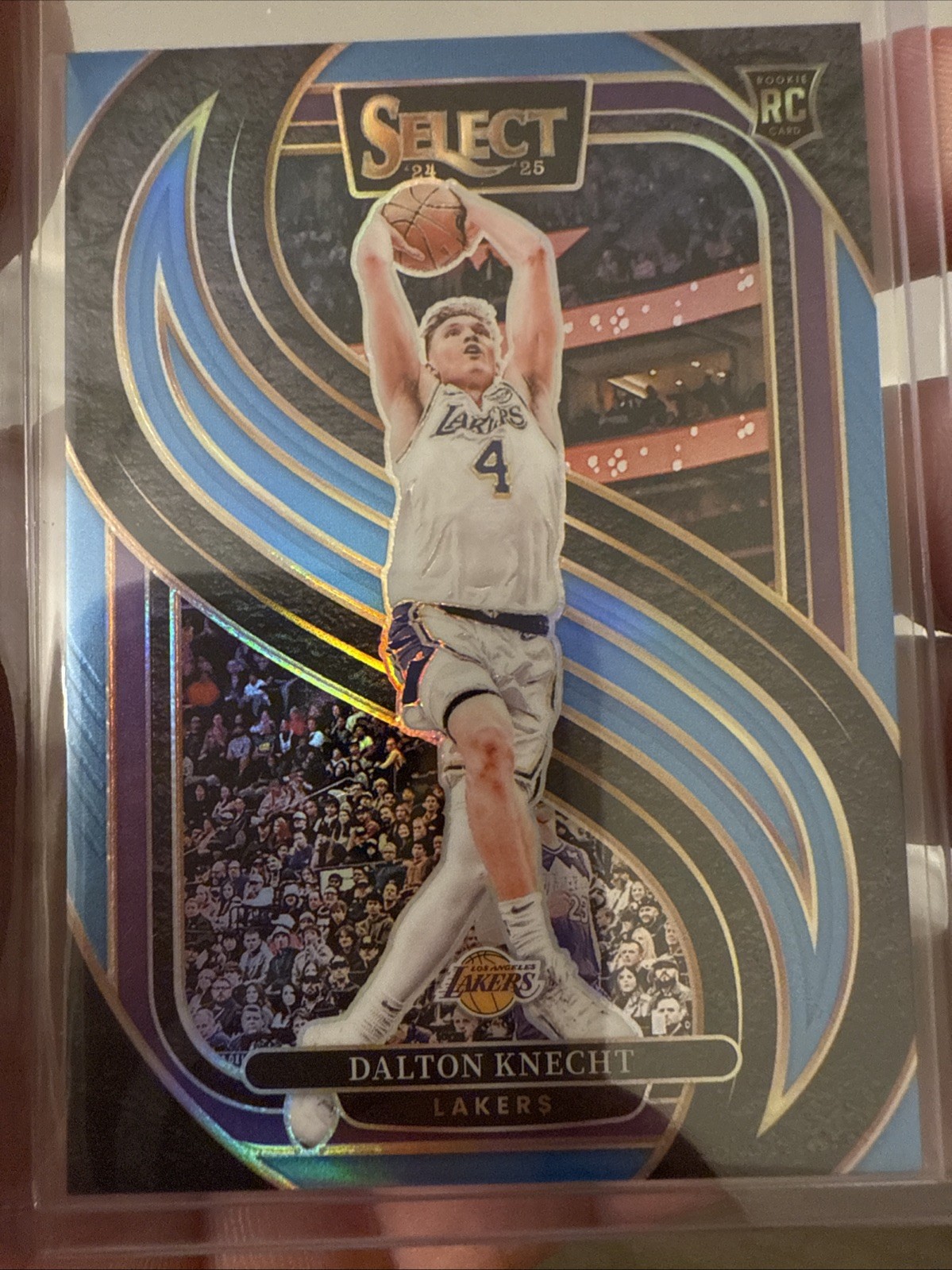 2024-25 Select Dalton Knecht Premier Level RC Light Blue /299 #186