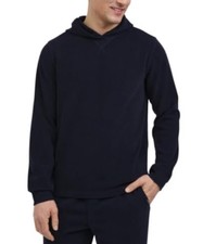 Eddie Bauer Men  s Everyday Textured Lounge Pullover Hoodie Size XL NWT Navy