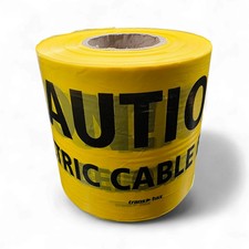 Caution Electric Cable Below Warning Tape 150mm x 365m