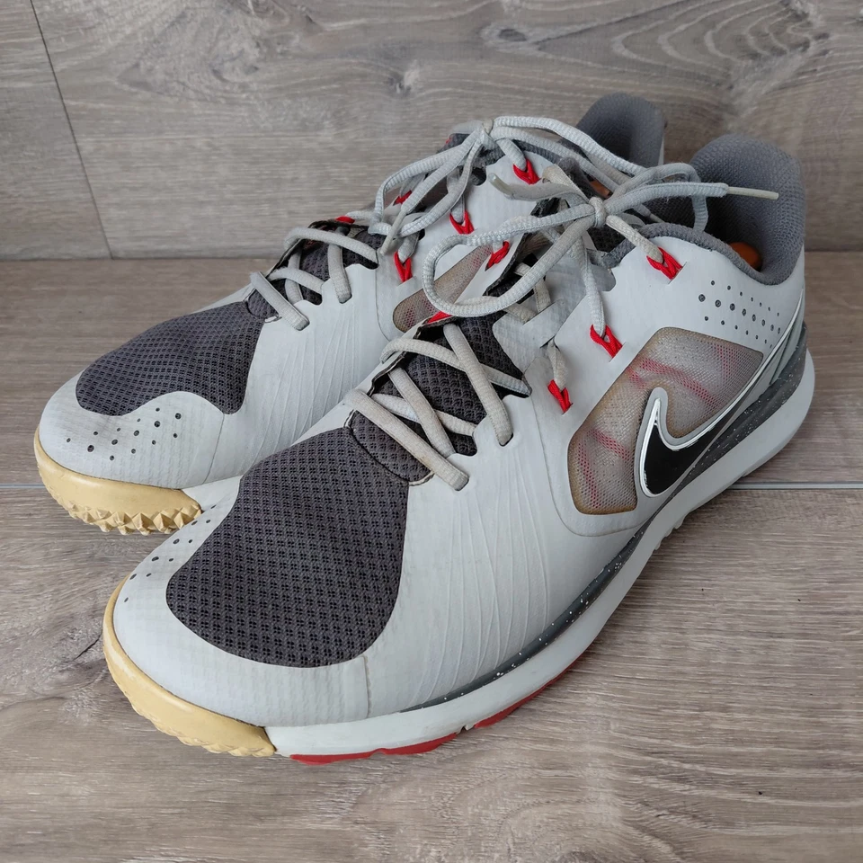 Zapatos de golf Nike Tiger Woods gris edición limitada TW14 para hombre 14 picos de malla 652627 Foto 4 de 4