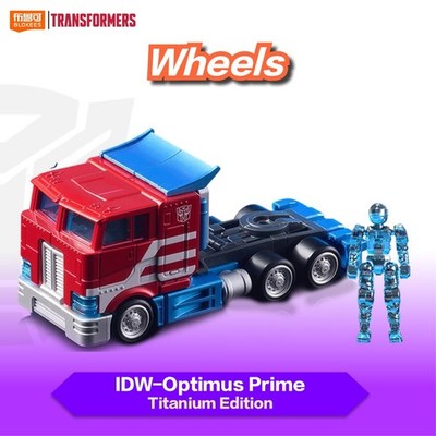 Blokees Transformers Wheels C01 IDW - Optimus Prime TITANIUM EDITION 1:64 Model