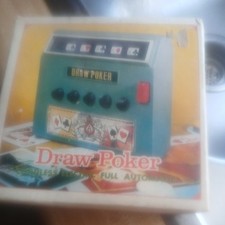 Vintage Draw Poker Battery Operated Original Box 1971 WORKS 