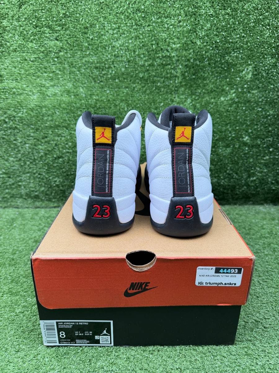 アンティーク Size 8 - Air Jordan 12 Retro 2025 Taxi DS NEW | eBay