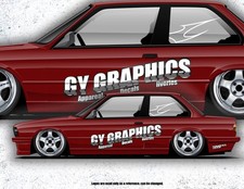 Custom Text Sides Custom Racing Decals Drift Racing Decal Car Sticker