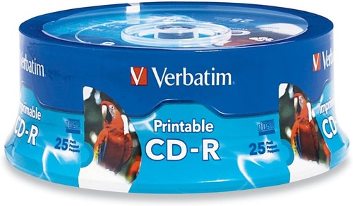 25 High-Grade Inkjet Printable CD-R Discs, 700MB, Fast 52X Recording Speed - Picture 3 of 10