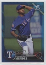 2016 Bowman Chrome Prospects Blue Refractor 73/150 Yohander Mendez #BCP199 0w8