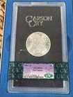 1884 CC Morgan Silver Dollar PCGS MS 62 GSA Hoard With Box Papers