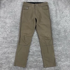 Kuhl Radikl Pants Mens Size Tag-30x32 / Fits-30x31 Brown Stretch Hiking Outdoors