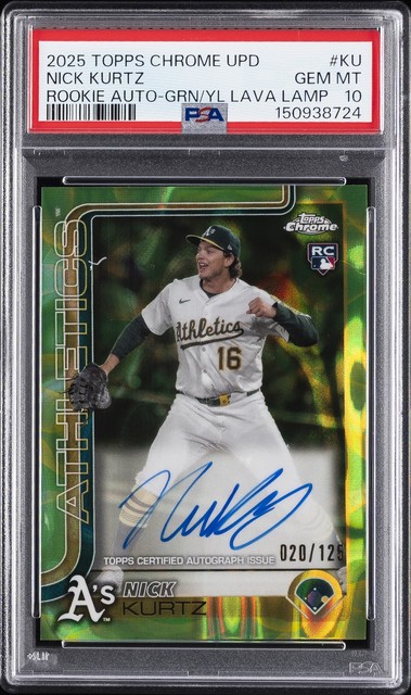 Nick Kurtz 2025 Topps Topps Chrome Update Rookie Autographs