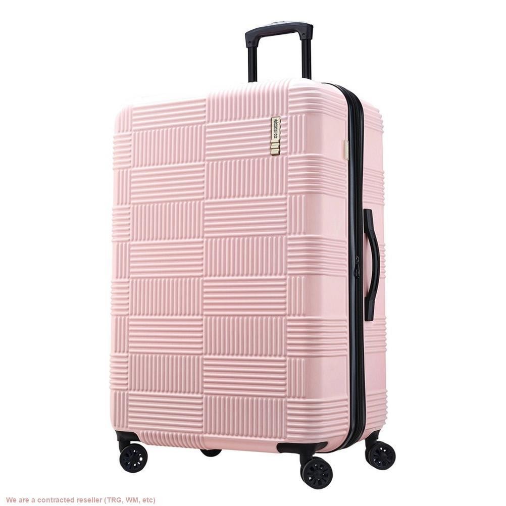 American Tourister 28" Checkered Hardside Suitcase - Pink