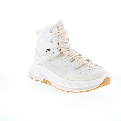 Hoka Tor Ultra HI Herren Beige Leder Stiefel 46