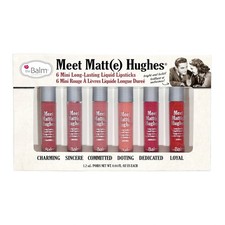 Thebalm Meet Matte Hughes Set Of 6 Mini Long-Lasting Liquid Lipsticks 0.04