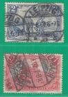 Germany Reich 1900 year, used stamps, Mi # 63-64