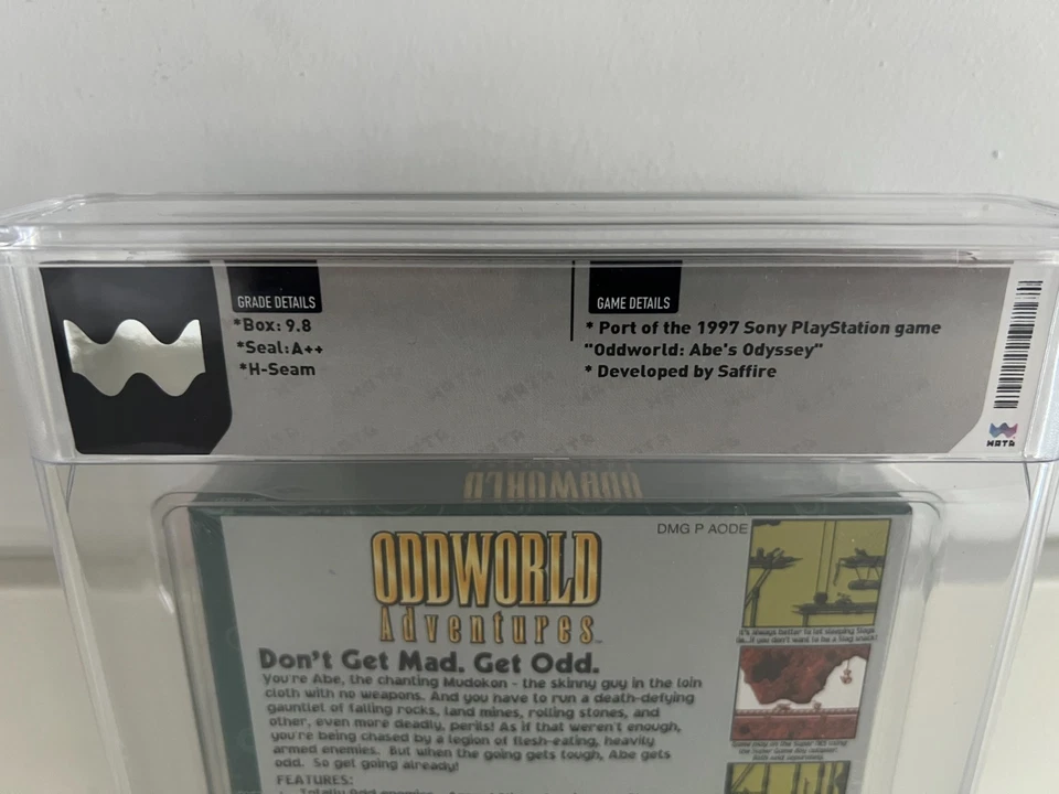 Oddworld Adventures (Game Boy) WATA 9.8 A++ New Sealed Graded CGC VGA PSA 1st! - Image 3 of 4