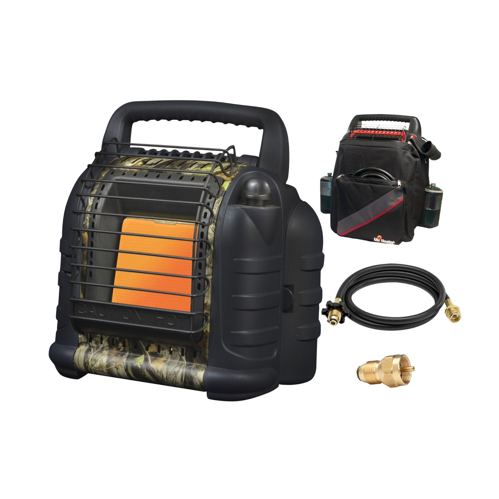 Hunting Buddy Portable Heater Bundle With Hose, Adaptor And Bag