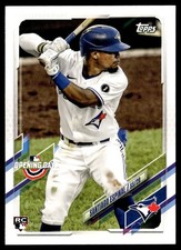 2021 Topps Opening Day Santiago Espinal Rookie Toronto Blue Jays #57